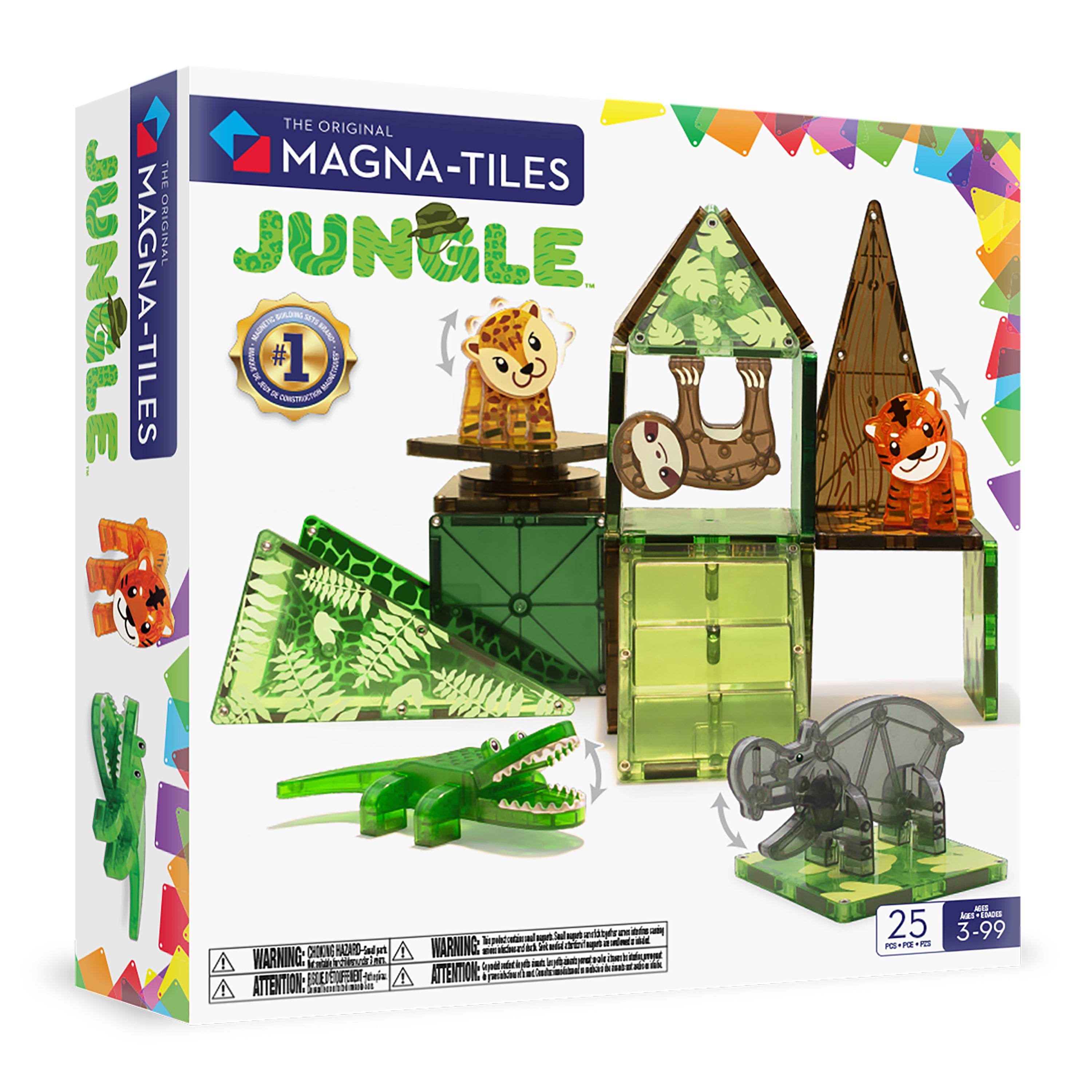 Magna-Tiles Jungle™ 25 Piece Set