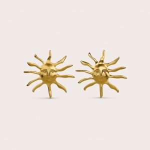 Cult Gaia LEO EARRING - ANTIQUE BRASS