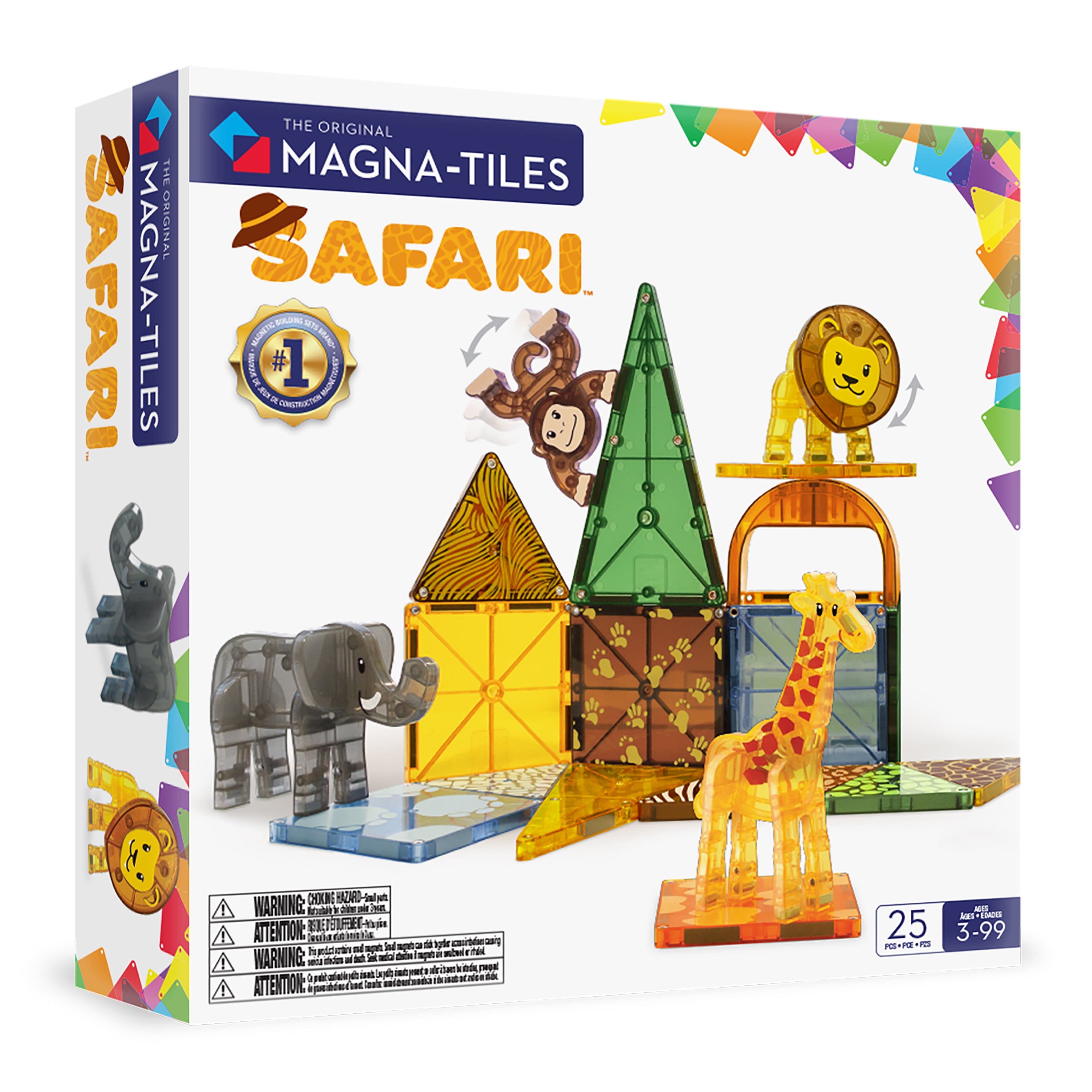 Magna-Tiles Safari™ 25 Piece Set