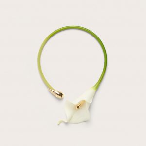 Cult Gaia CALLA VINE CHOKER - WHITE