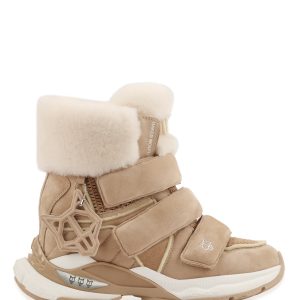 Naked Wolfe Summit Sand Suede Mesh