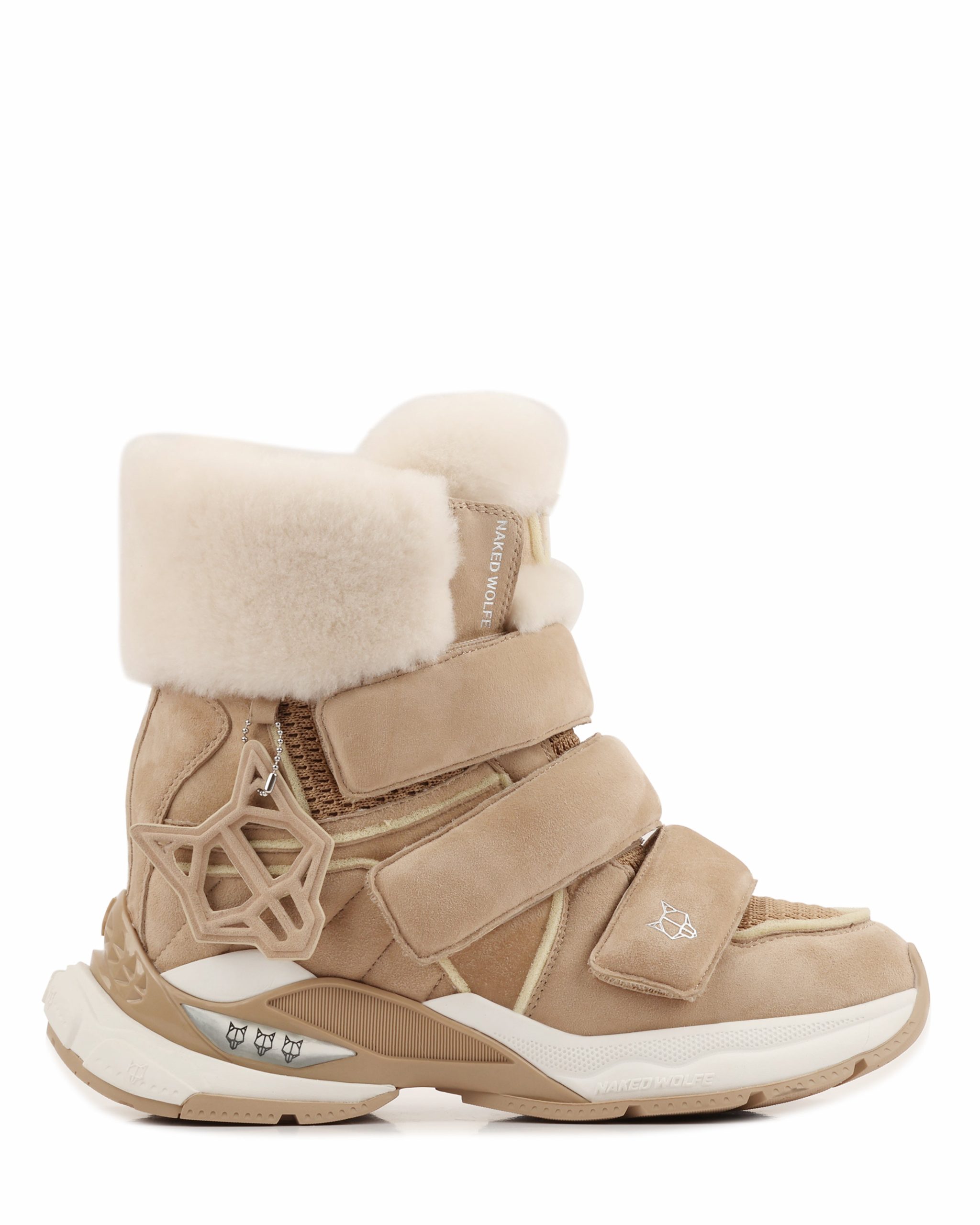 Naked Wolfe Summit Sand Suede Mesh