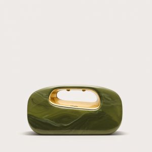 Cult Gaia AMARA CLUTCH - ROSEMARY MULTI