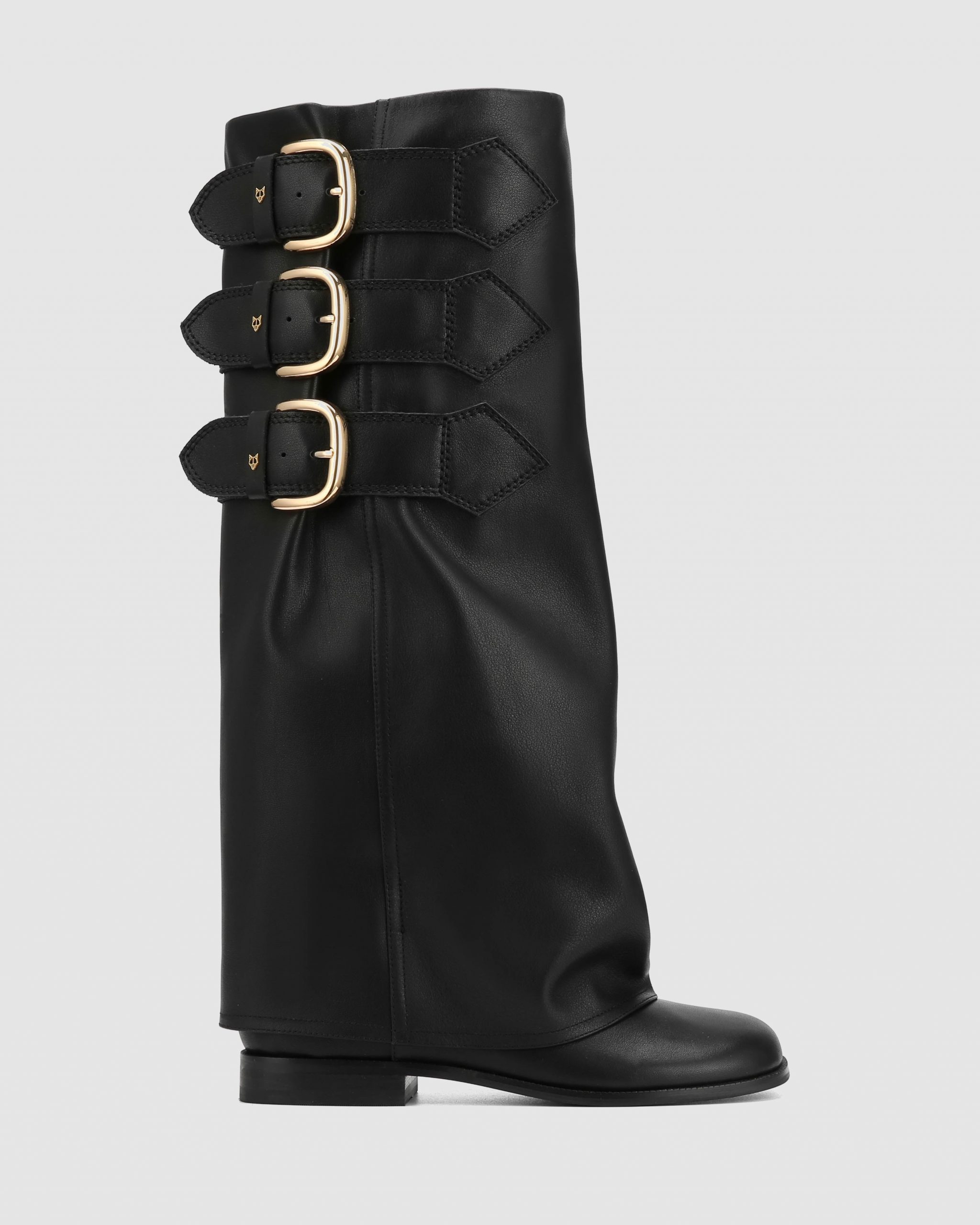 Naked Wolfe Anchor Black Leather
