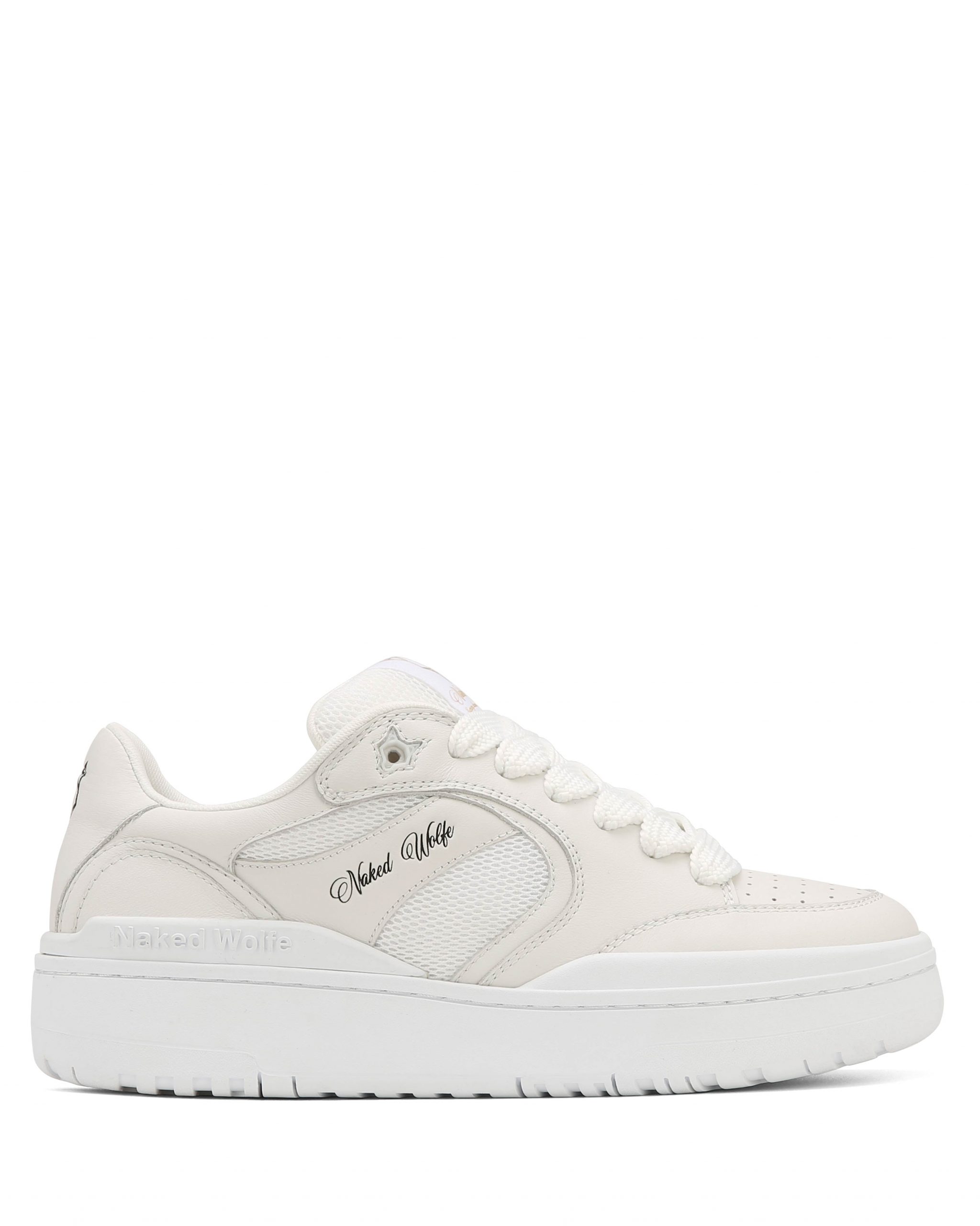 Naked Wolfe Ambition Cow Leather & Mesh White