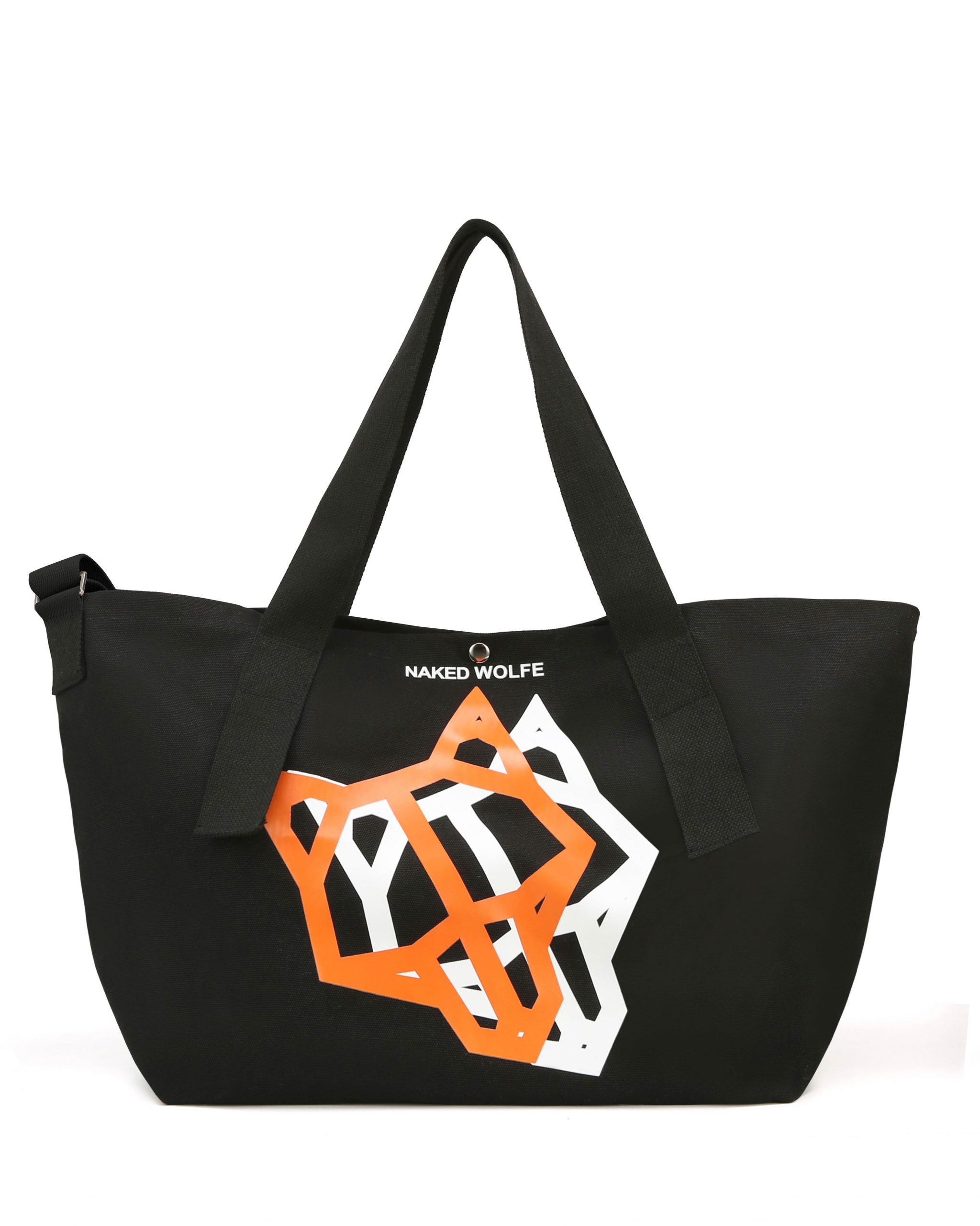 Naked Wolfe Tote Bag Black/ Orange