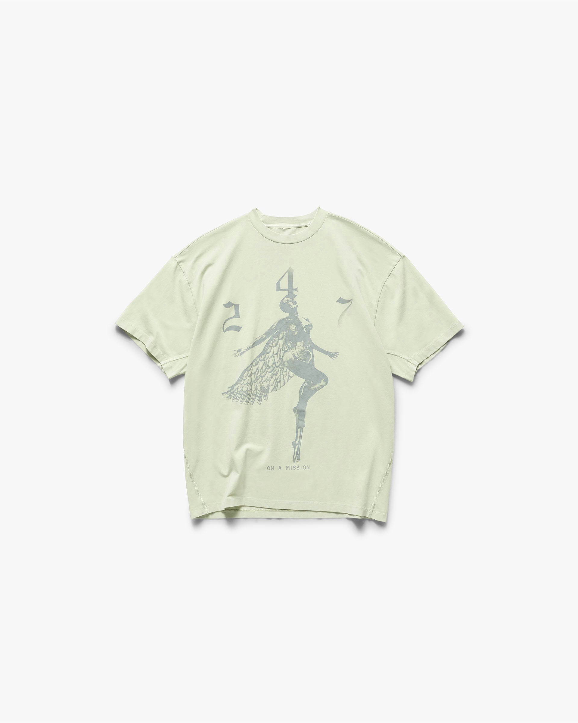 Represent 247 Fallen Angel Graphic T-Shirt - Fern
