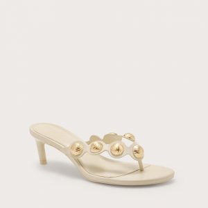 Cult Gaia ANORA SANDAL - OFF WHITE