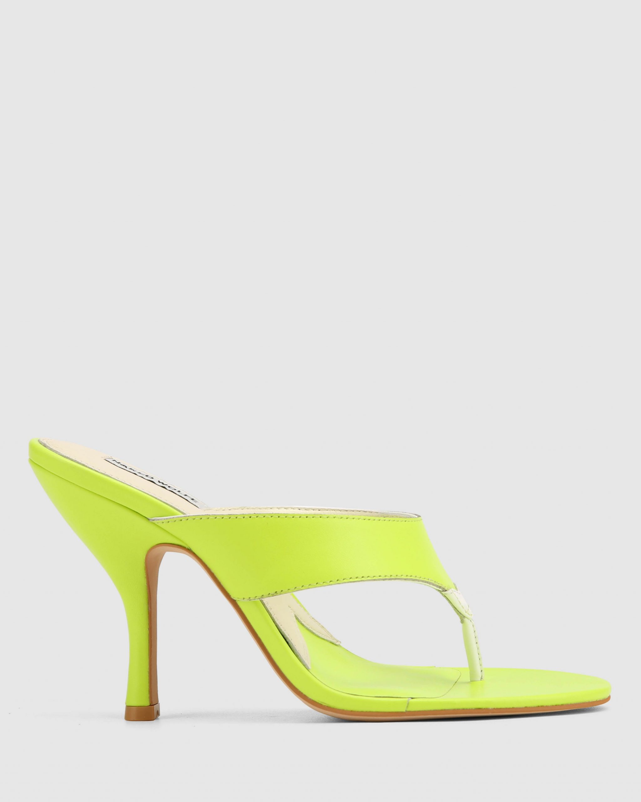 Naked Wolfe Martine Neon Yellow Leather