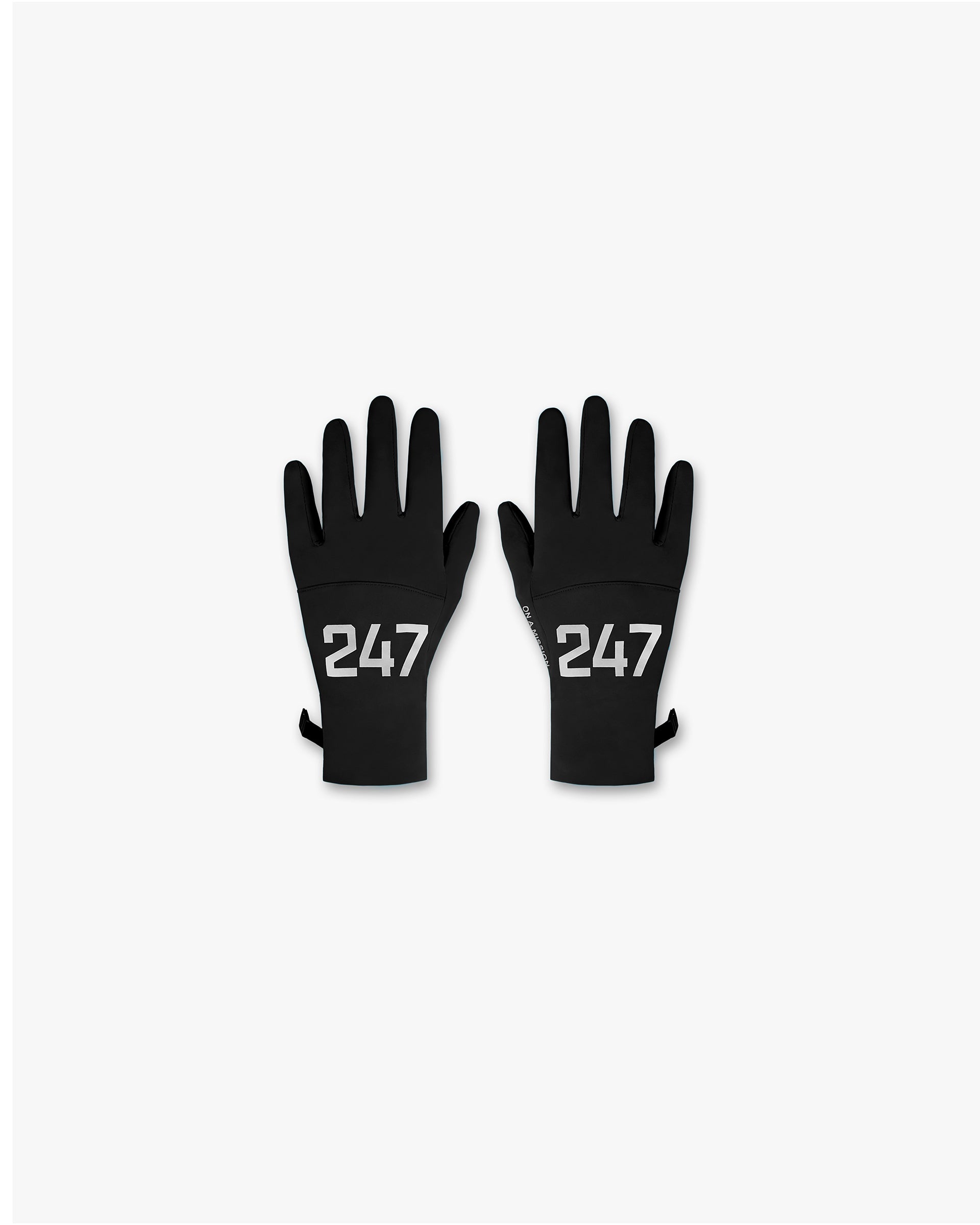 Represent 247 Numbers Glove - Jet Black