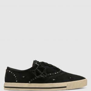 Naked Wolfe The Sailing Sneaker Black Canvas