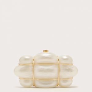 Cult Gaia BOLLA CLUTCH - IVORY