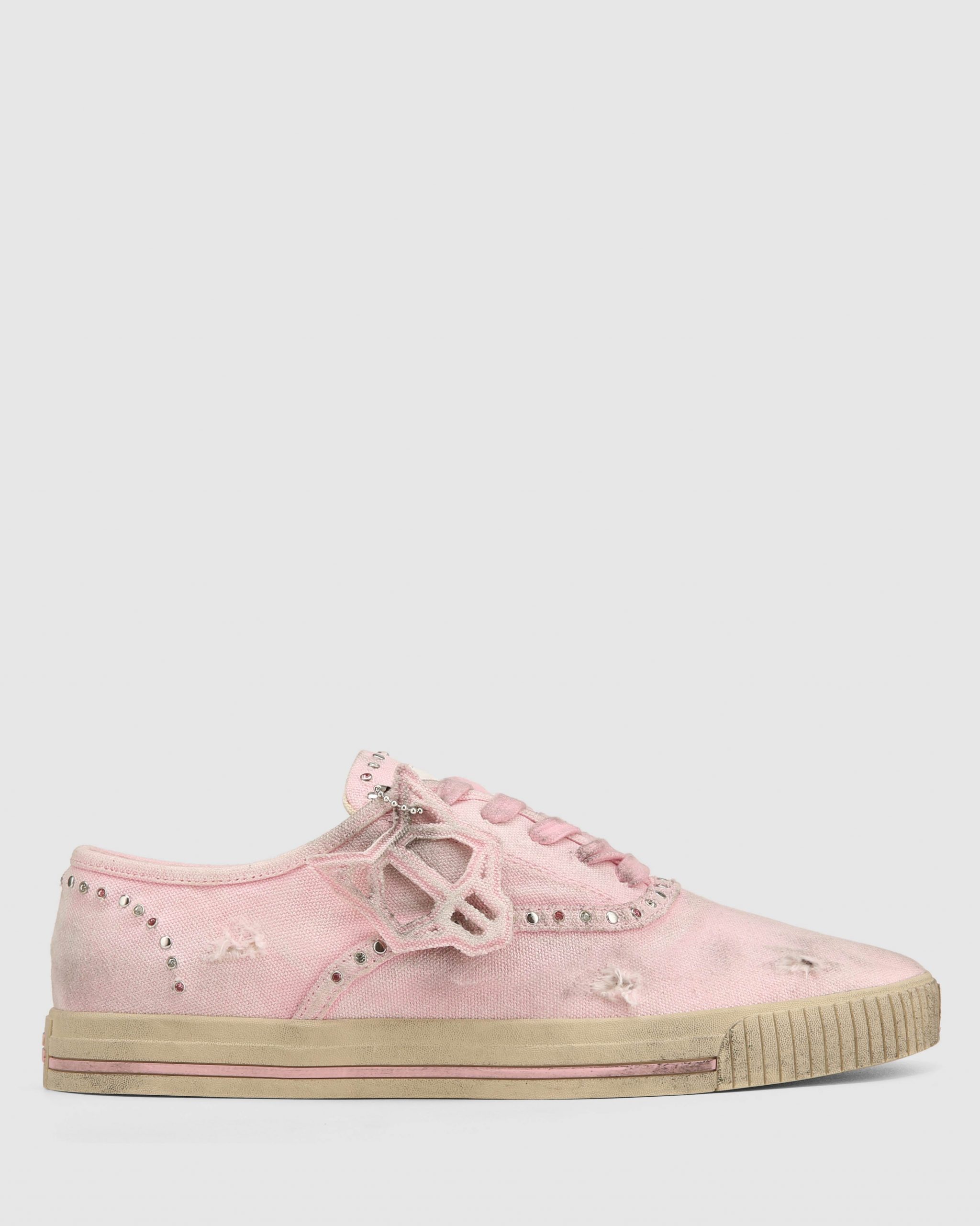 Naked Wolfe The Sailing Sneaker Faded Pink