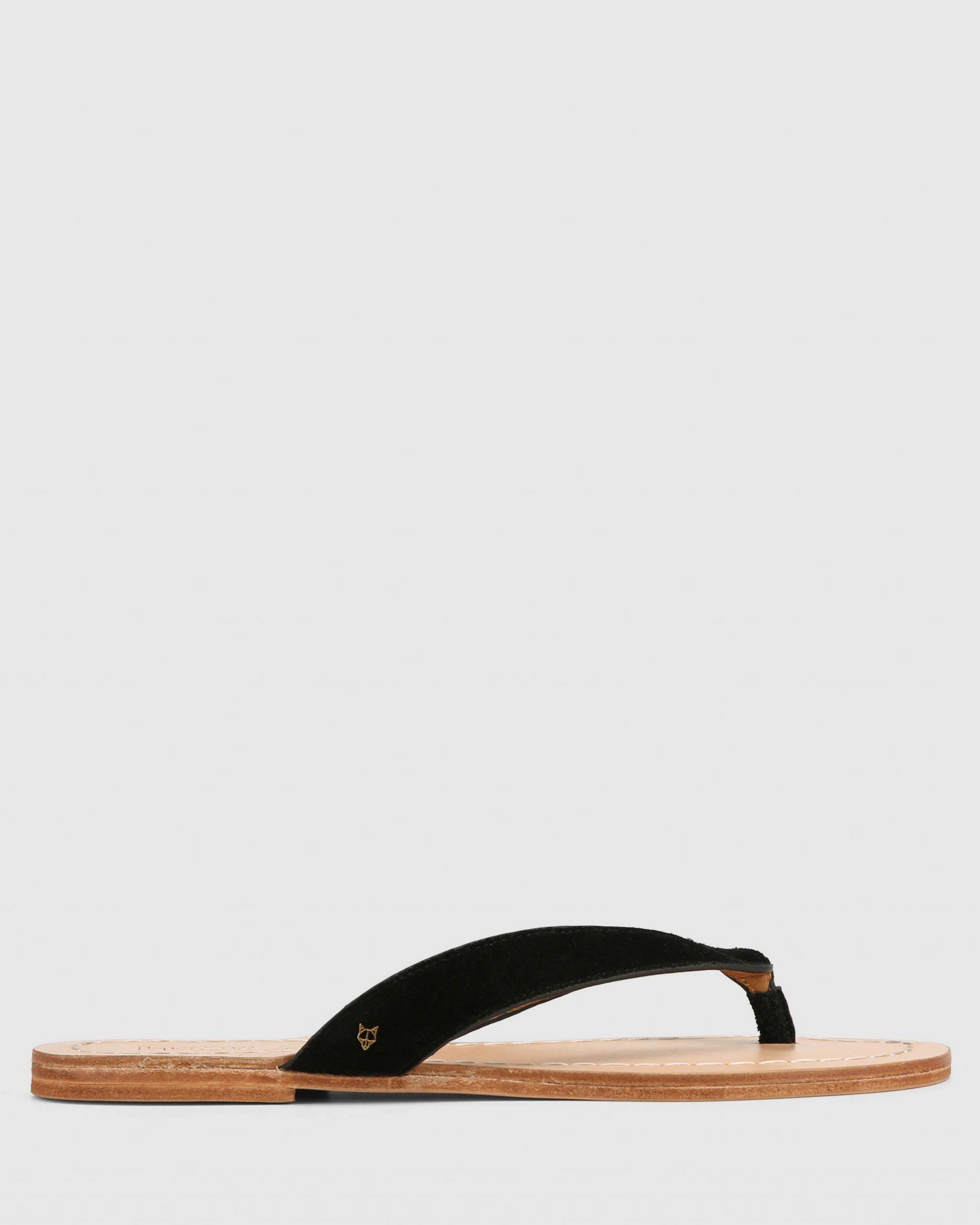 Naked Wolfe The Jaw Sandal Black Suede