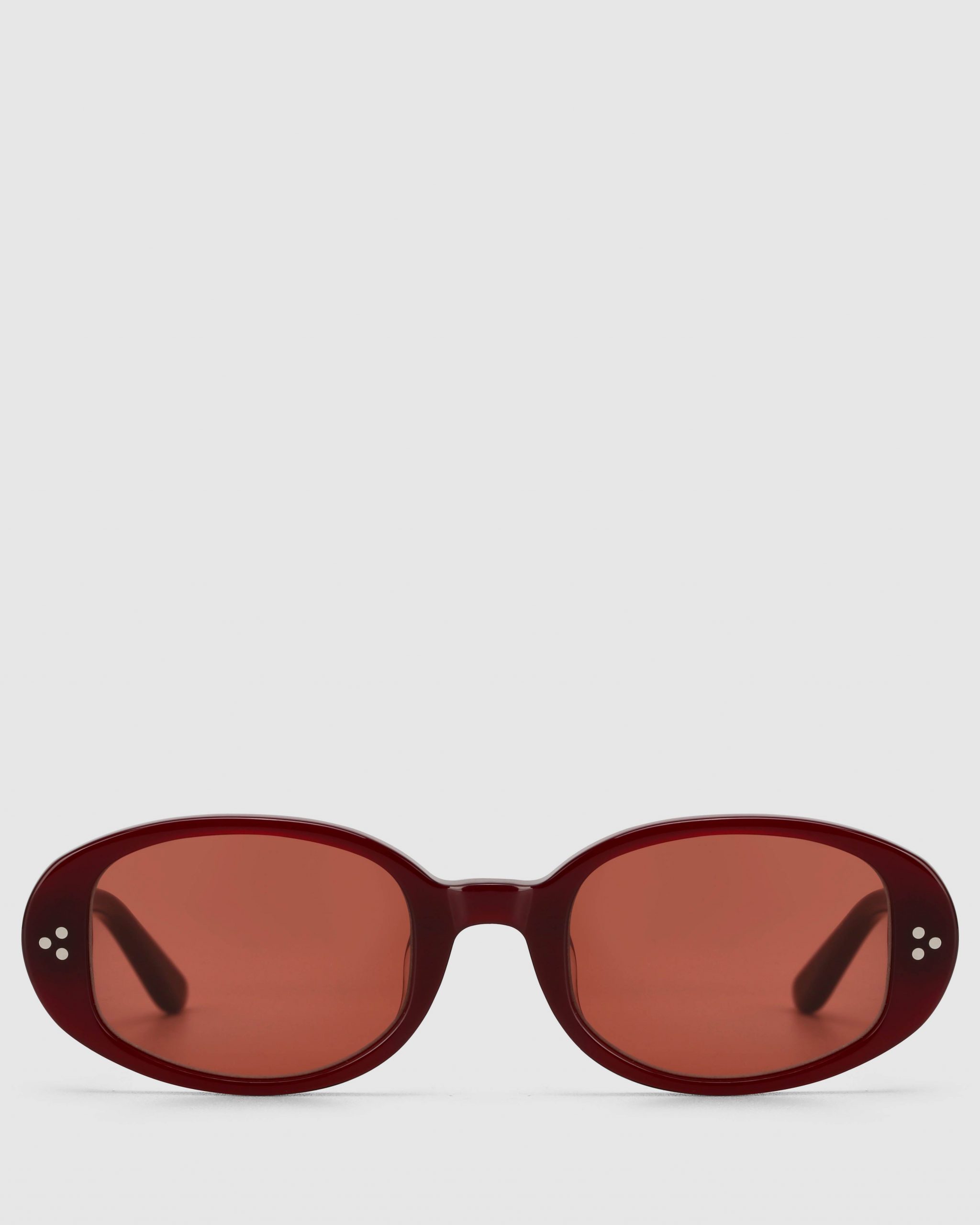 Naked Wolfe Milan Burgundy Sunglasses
