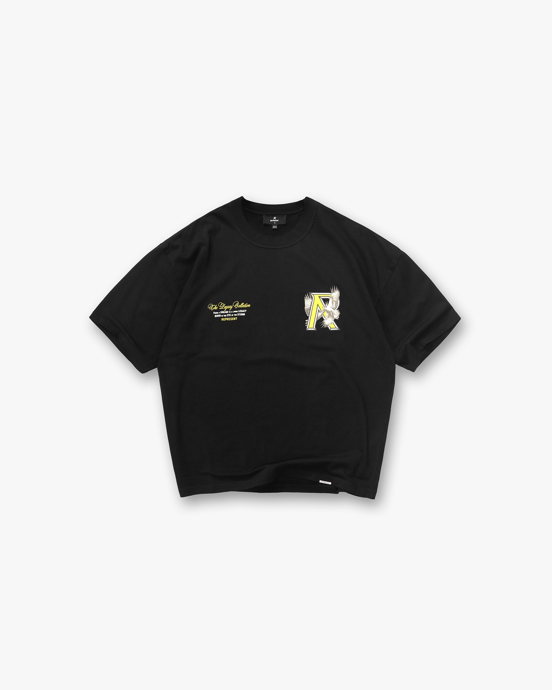 Represent Legacy Falcon T-Shirt - Jet Black