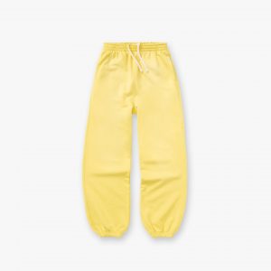 Represent Initial Wide Leg Cuffed Sweatpant - Canary Yellow