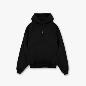 Represent 247 Oversized Hoodie - Jet Black