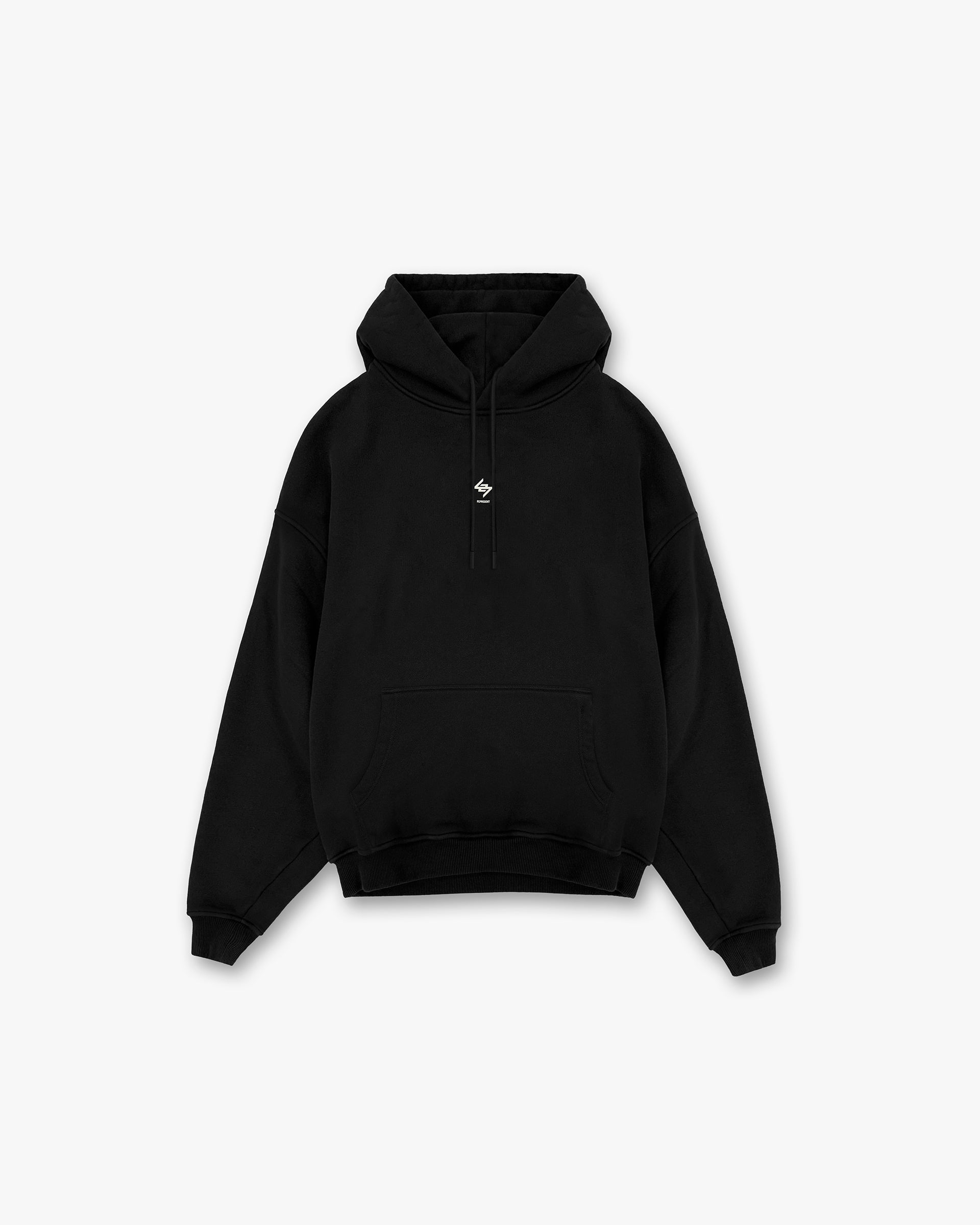Represent 247 Oversized Hoodie - Jet Black