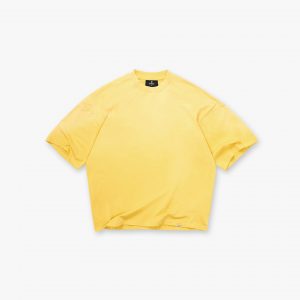 Represent Initial Boxy T-Shirt - Canary Yellow