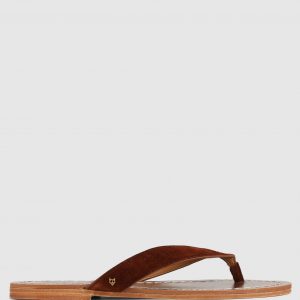 Naked Wolfe The Jaw Sandal Tan Suede