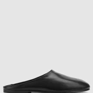 Naked Wolfe The River Mule Black Leather