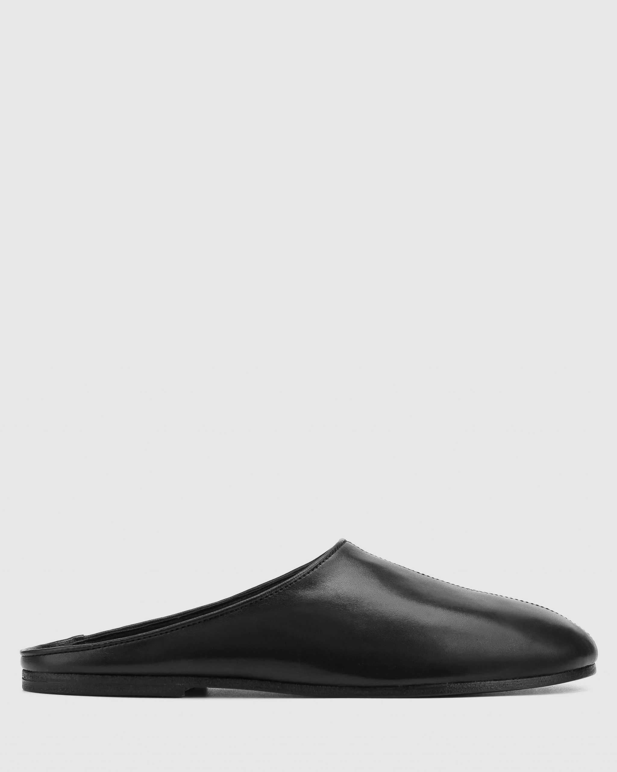 Naked Wolfe The River Mule Black Leather