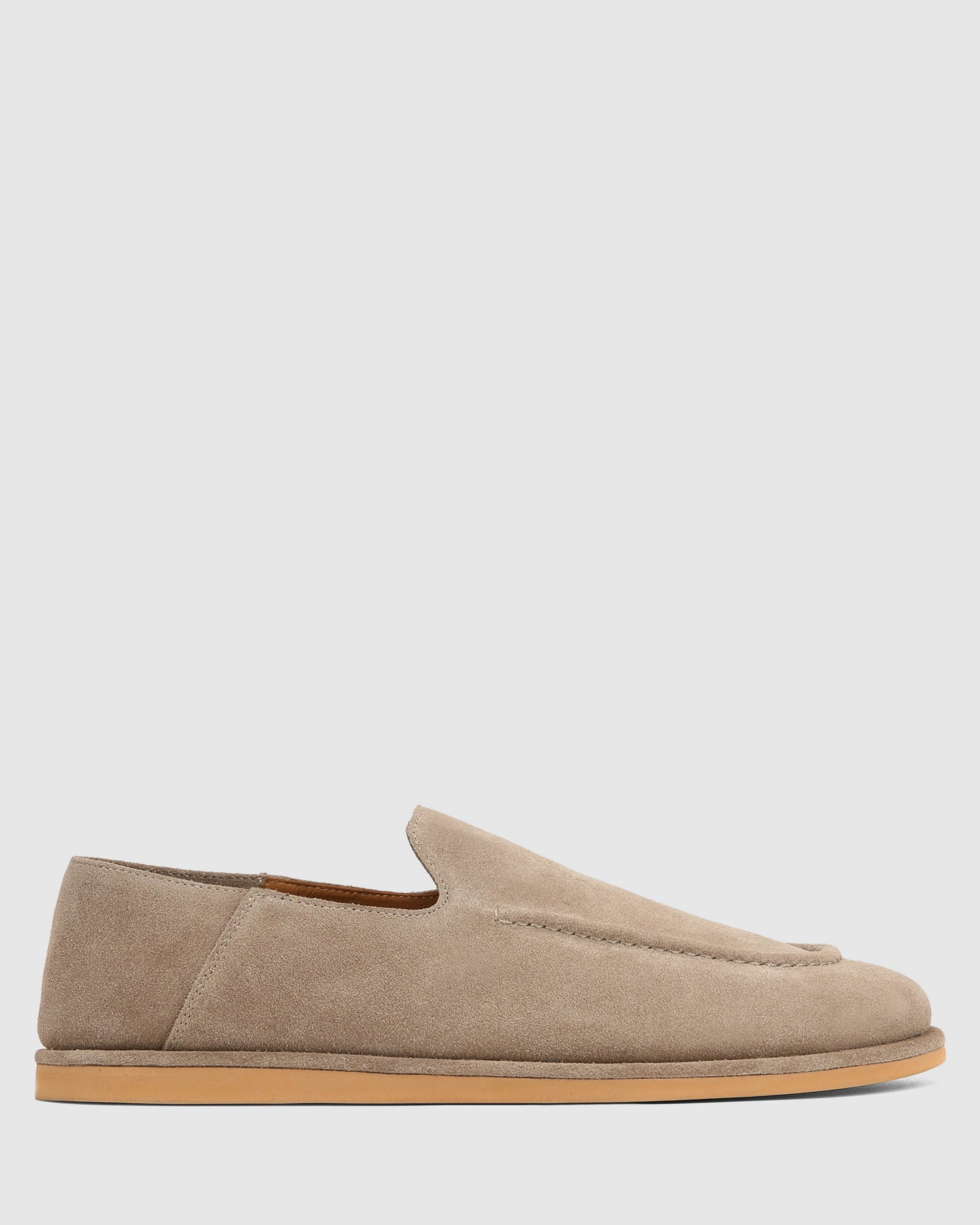 Naked Wolfe The Rare Mule Taupe Suede