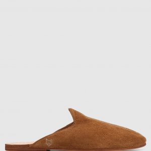 Naked Wolfe The Jet Mule Tan Suede