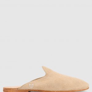 Naked Wolfe The Jet Mule Stone Suede