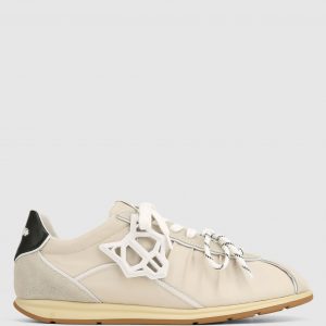 Naked Wolfe The Ballet Sneaker Off White Nylon
