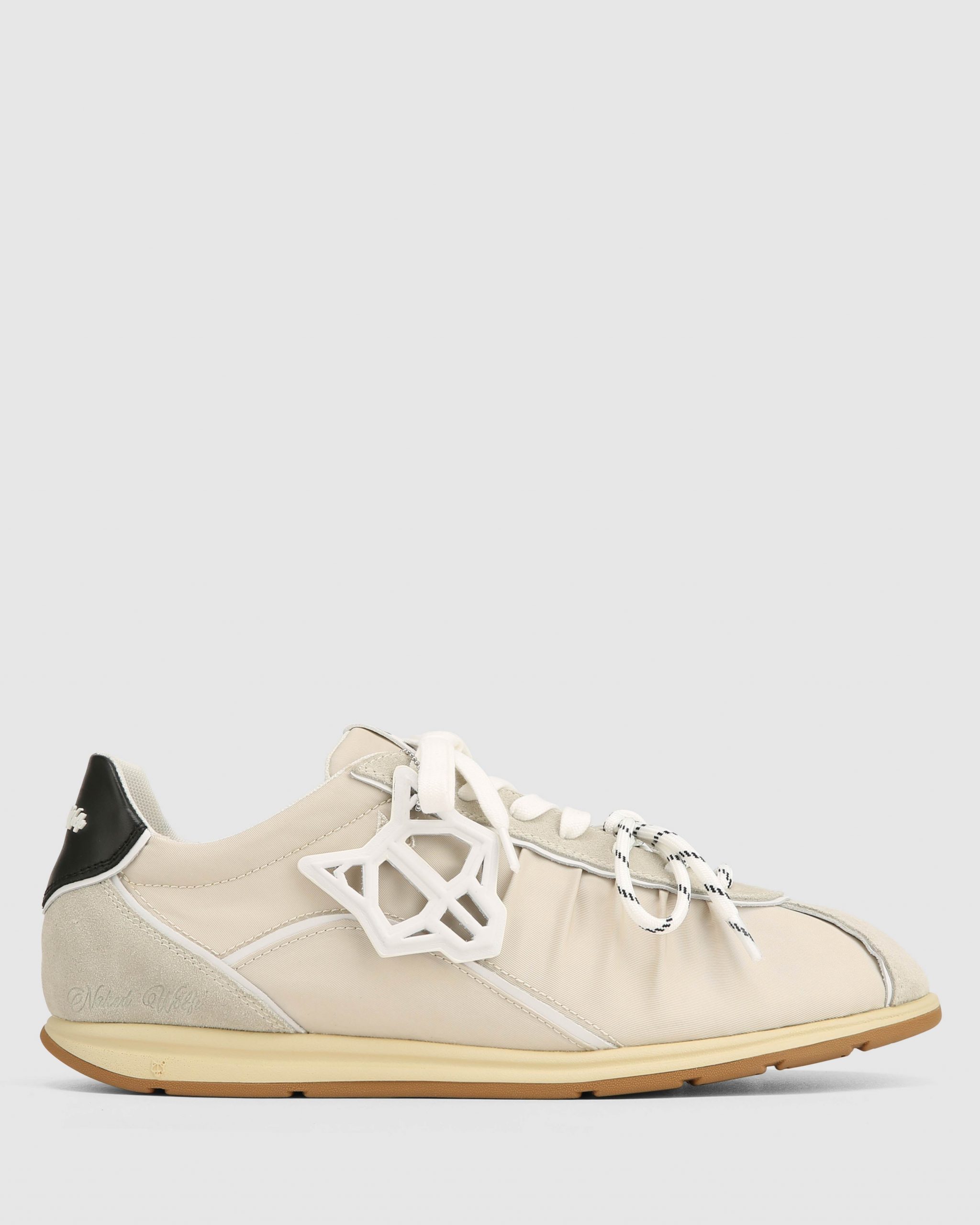 Naked Wolfe The Ballet Sneaker Off White Nylon
