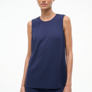 Staud BRONTE TOP | NAVY