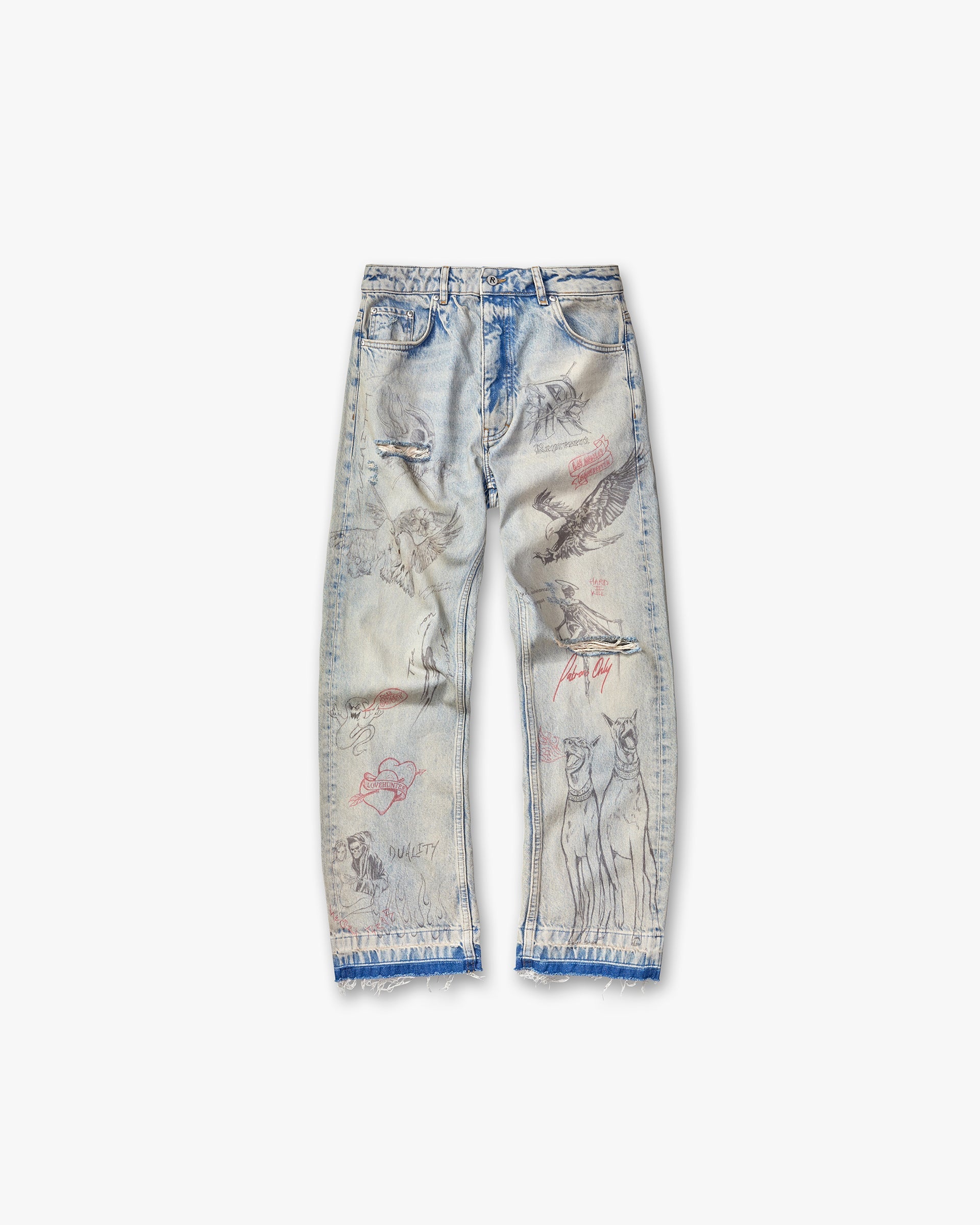 Represent Legacy Denim - Light Blue Vintage