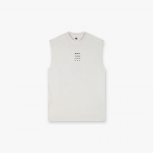 Represent 247 Uprising Oversized Tank - Flat White
