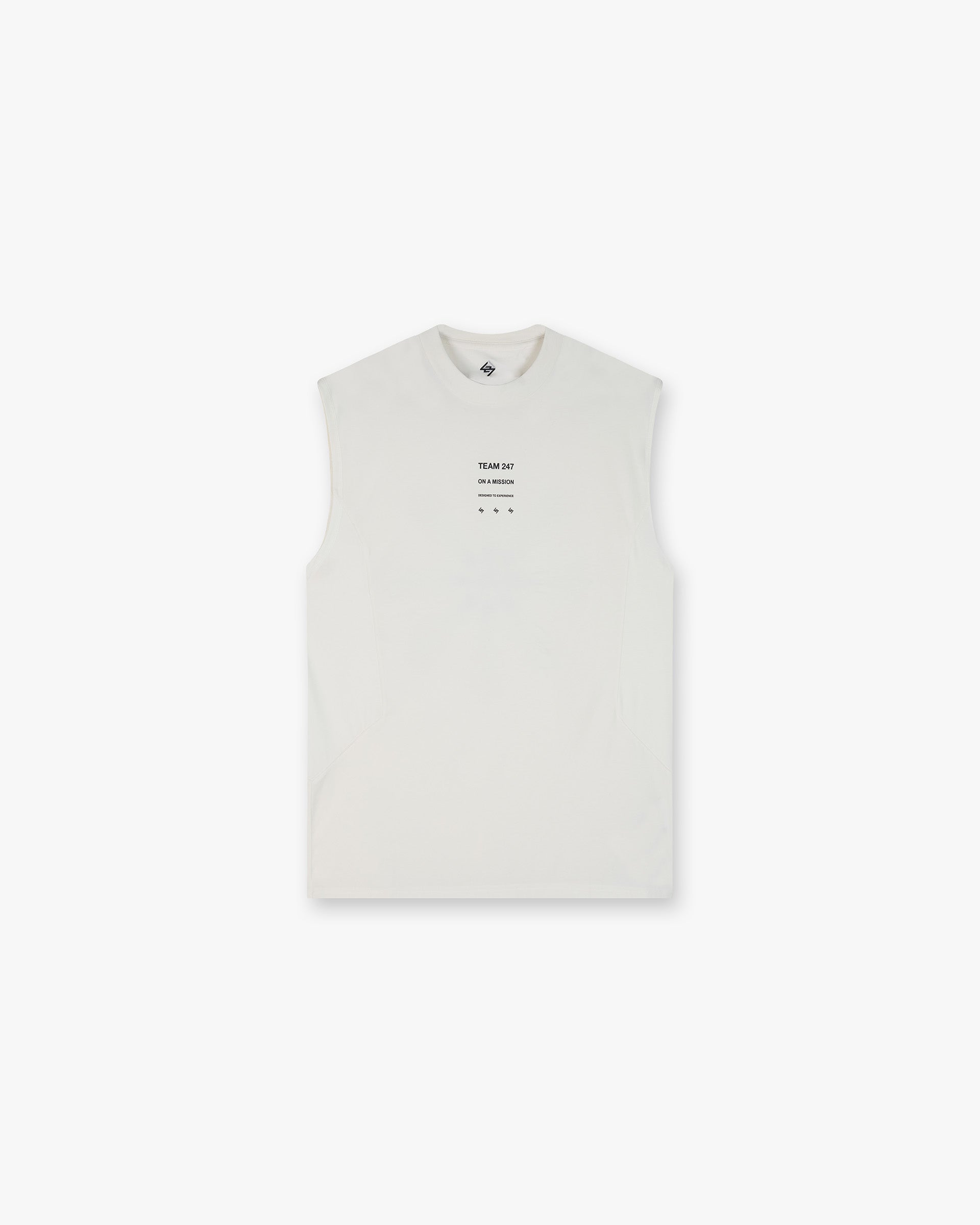 Represent 247 Uprising Oversized Tank - Flat White