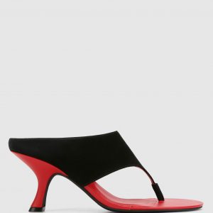 Naked Wolfe Mercer Black/Red Suede