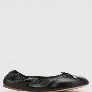 Naked Wolfe Scrunch Black Leather