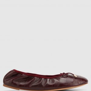 Naked Wolfe Scrunch Burgundy Eel