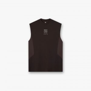 Represent 247 Uprising Oversized Tank - Chocolate