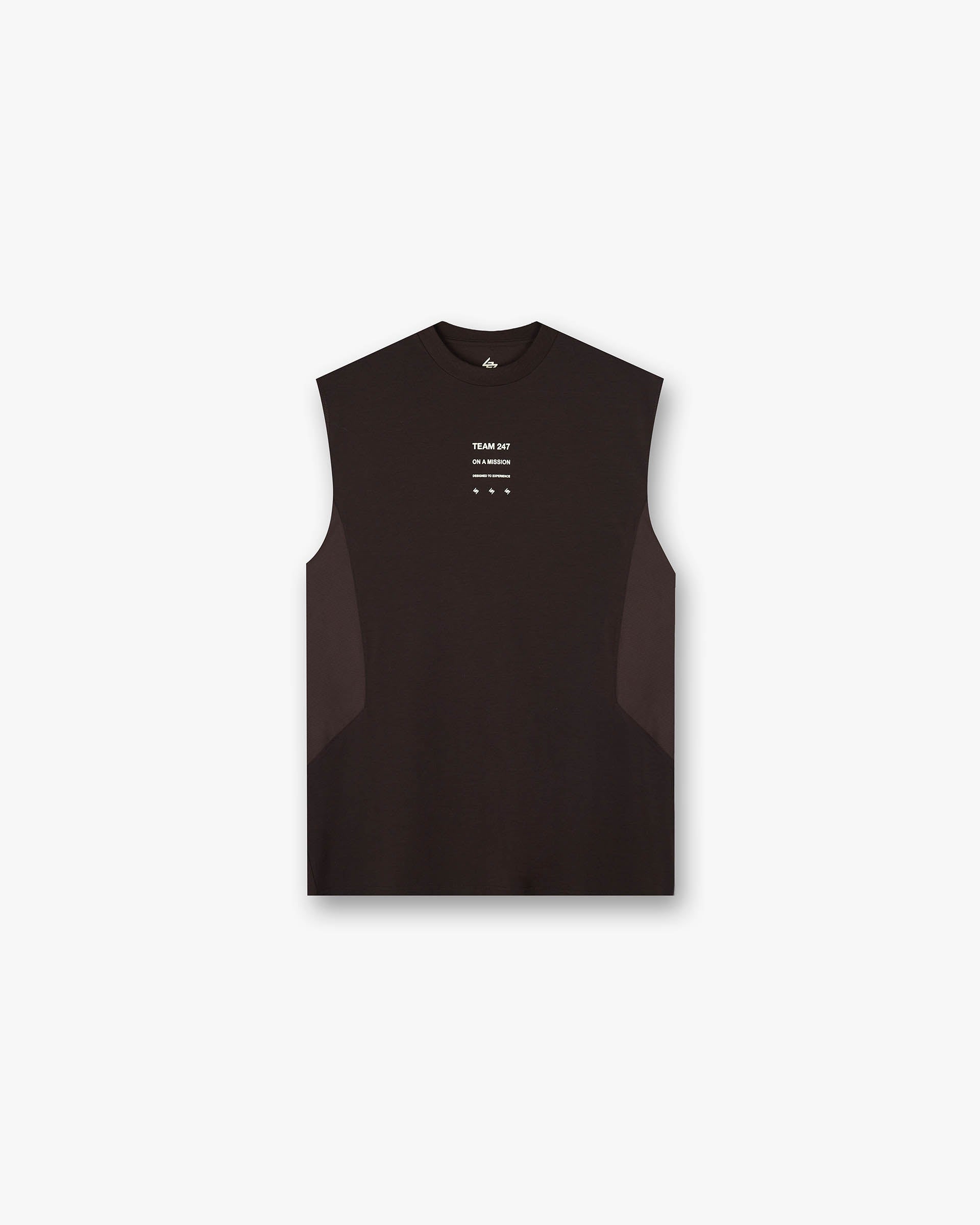 Represent 247 Uprising Oversized Tank - Chocolate