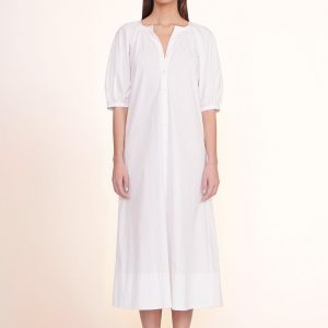 Staud VINCENT DRESS | WHITE