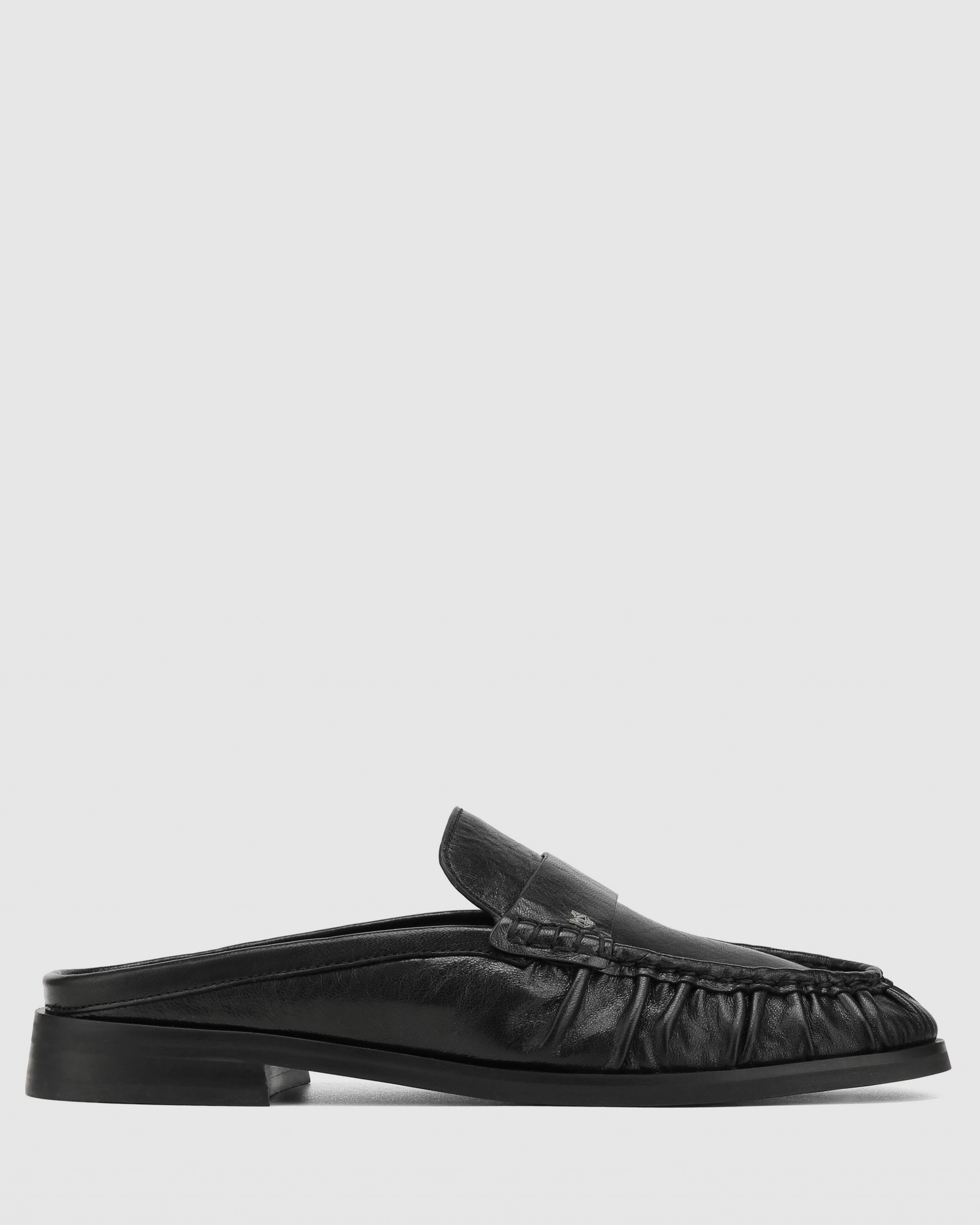 Naked Wolfe Slipper Black Tumble Leather