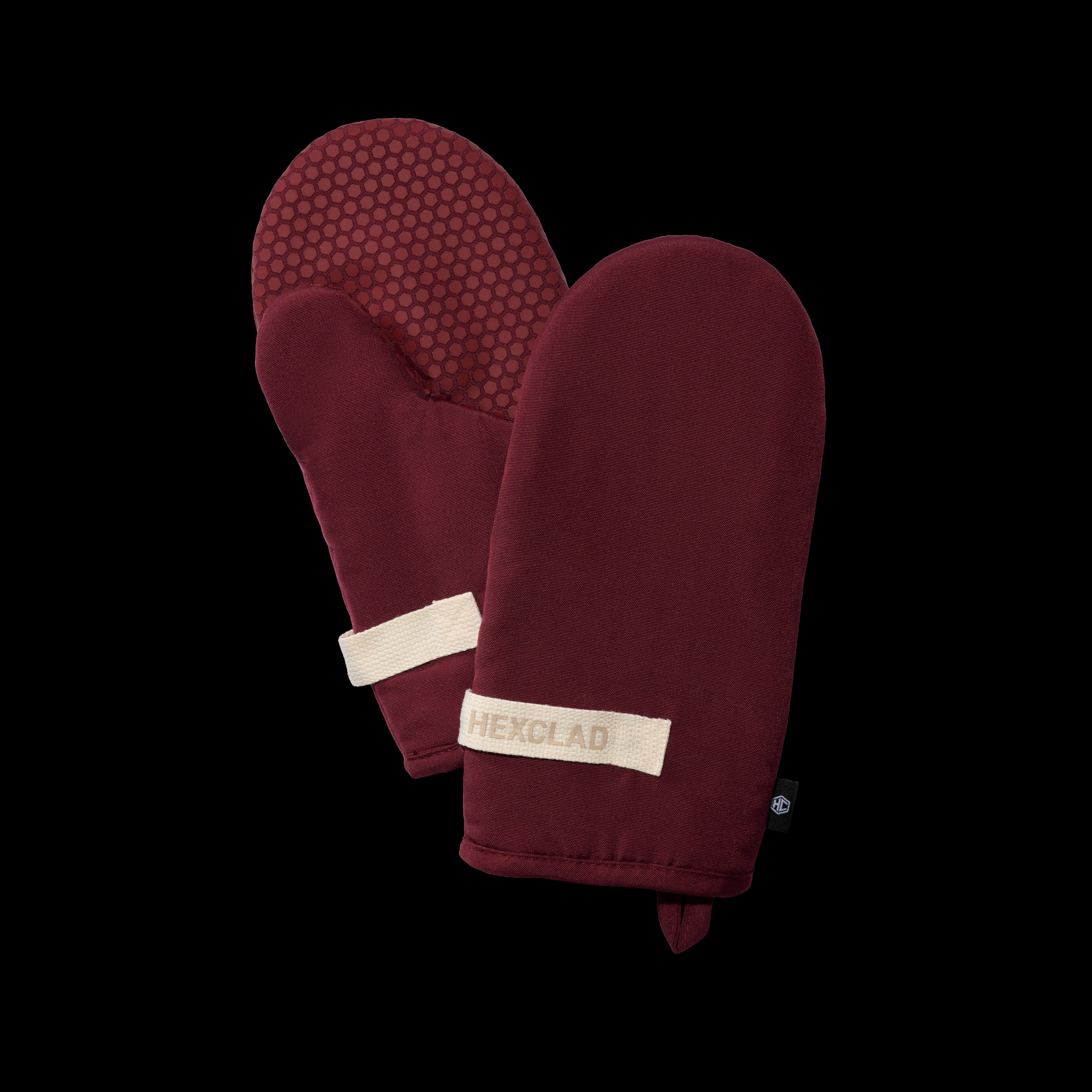 HexClad Eco Modern Oven Mitt Set - Crimson