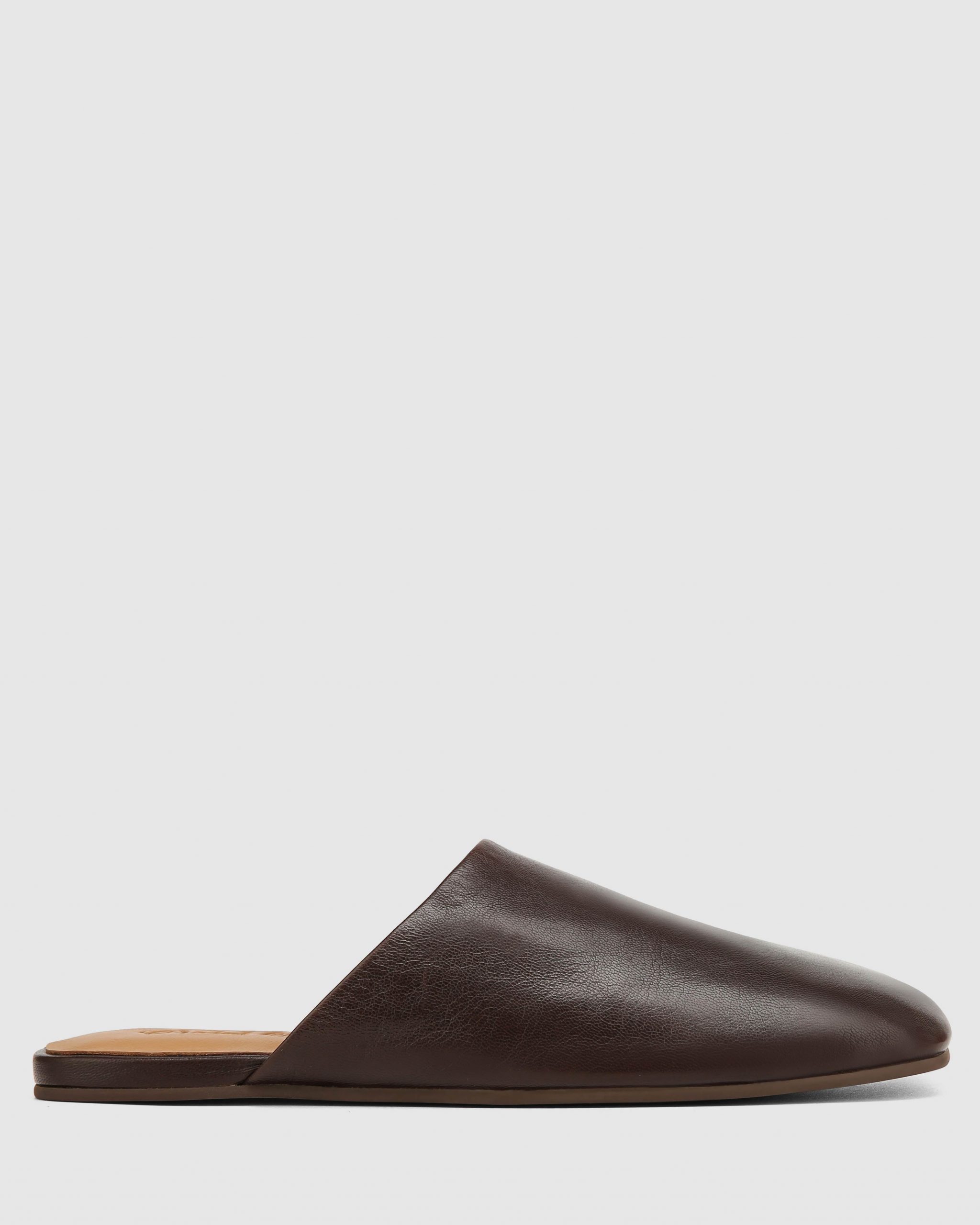 Naked Wolfe The Reaper Mule Brown Leather