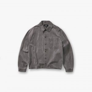 Represent Washed Cotton Shirt - Jet Black