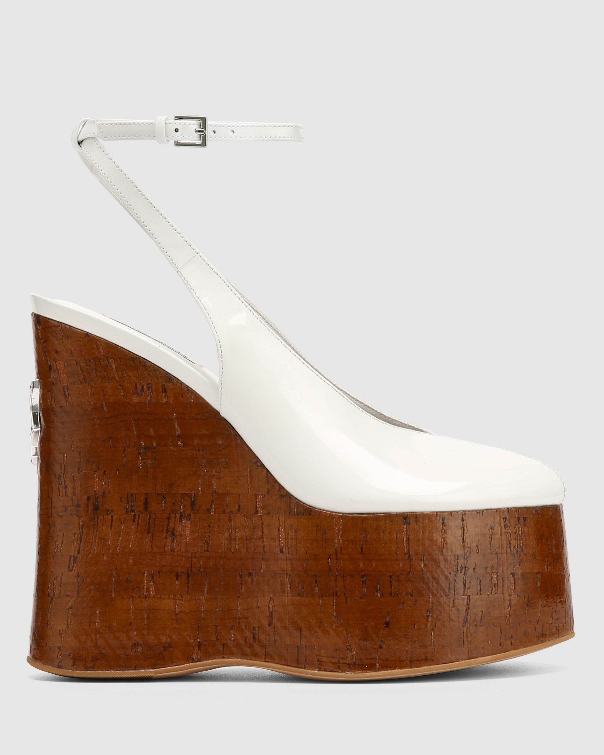 Naked Wolfe Tansy White Patent