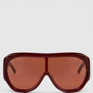 Naked Wolfe Kim Burgundy Sunglasses