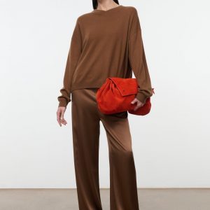 Staud SPENCER CASHMERE SWEATER | CIGAR
