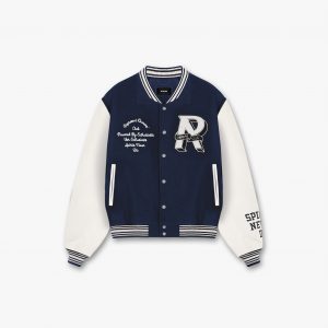 Represent Owners Club Varsity Jacket - Midnight Navy